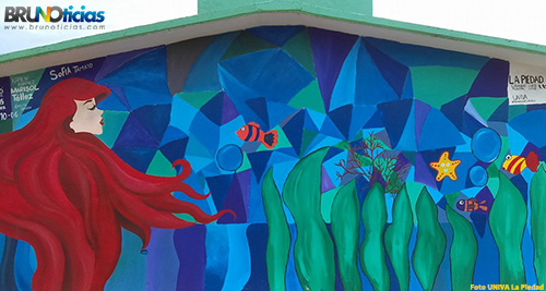UNIVA, RECOSA y municipio llevan murales a kinder