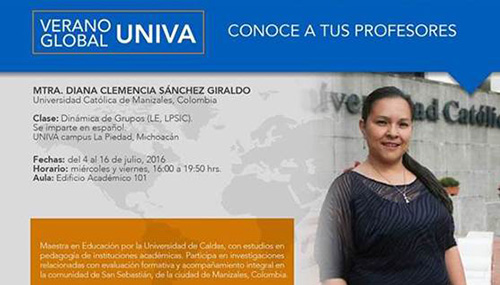 Maestros de Colombia y EU en Verano Global UNIVA