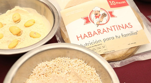 Tortillas de harina de trigo, haba y amaranto contra la desnutrición y obesidad