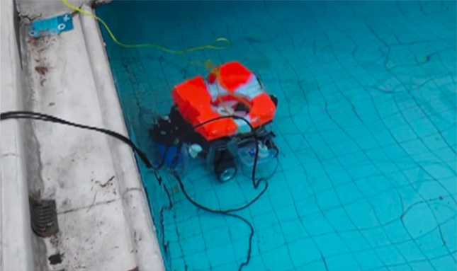 Crean en la UNAM robot sumergible para limpiar cisternas sin vaciarlas