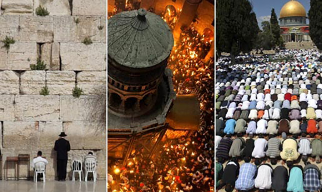 Jerusalén, entre los más visitados por fieles de diferentes religiones