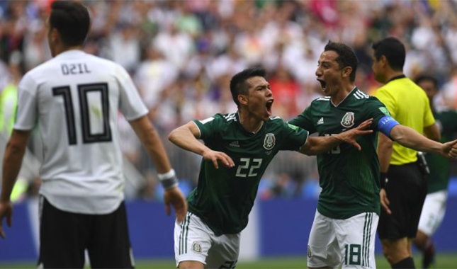 México gana 1-0 a Alemania y rompe los pronósticos
