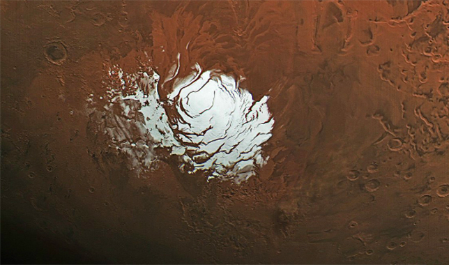 Hallan agua líquida salina en Marte
