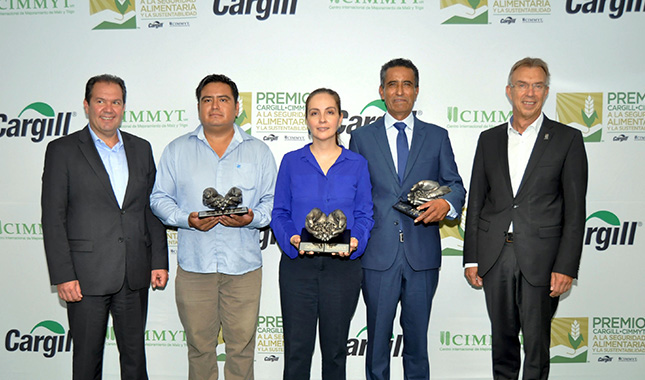 CIMMYT y Cargill entregaron Premios a la seguridad alimentaria