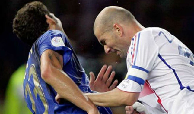 El día que Zidane perdió la cabeza