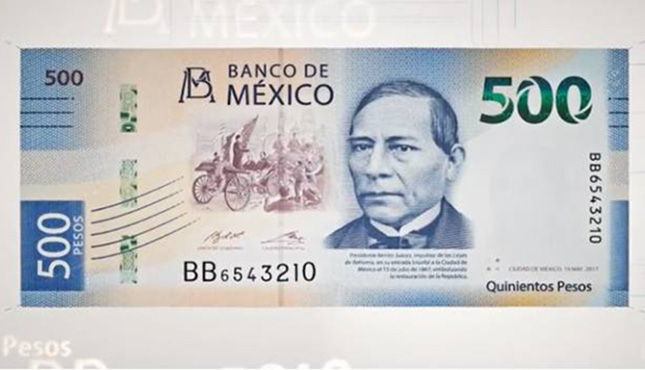 Banco de México pone en circulación nuevo billete de 500 pesos