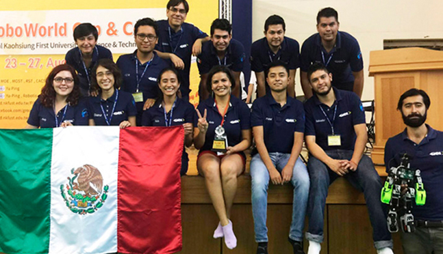 Estudiantes de Guanajuato y Querétaro triunfan en concurso de robótica en Taiwán