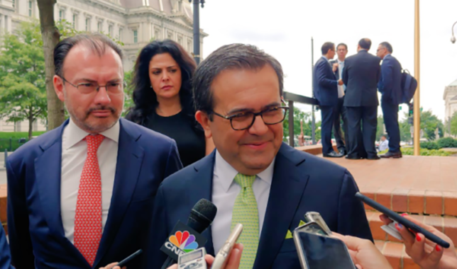 México y EUA mantienen negociación del TLCAN este fin de semana