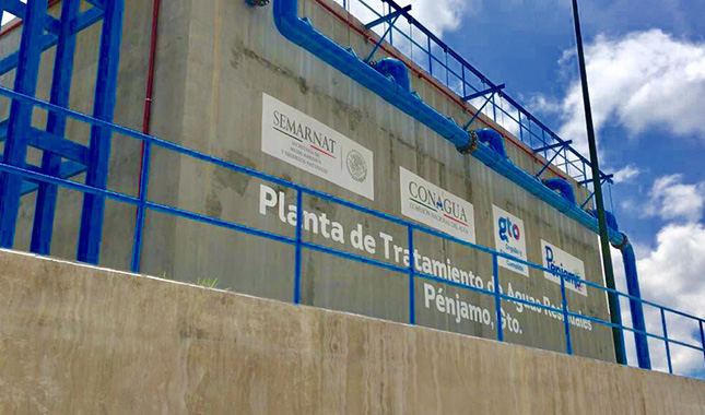 Planta de tratamiento de aguas de Pénjamo, es referencia en Guanajuato