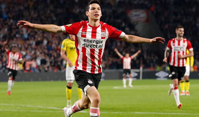 PSV sigue intratable en Eredivisie con goles de “Chucky” Lozano y “Guti”