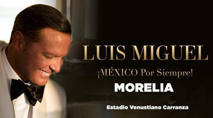 Luis Miguel culpa a la lluvia y reagenda concierto en Morelia