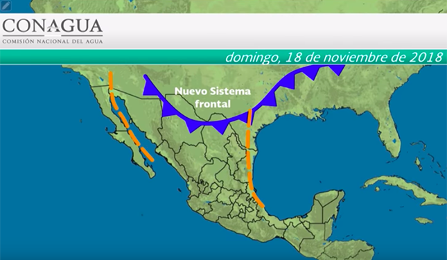Nuevo frente frío se acerca a México; prevén heladas en norte y centro