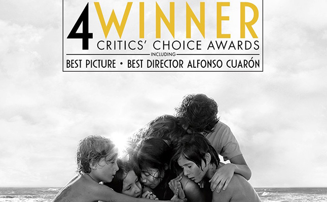 “Roma”, la máxima ganadora de los Critics’ Choice Awards