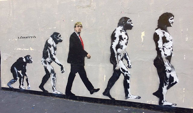 Banksy, escurridizo personaje y mago de las pintas callejeras