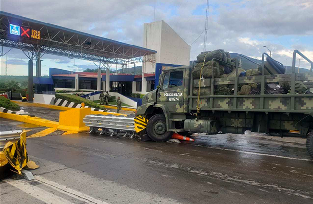 Choque de Guardia Nacional en Caseta de Panindícuaro