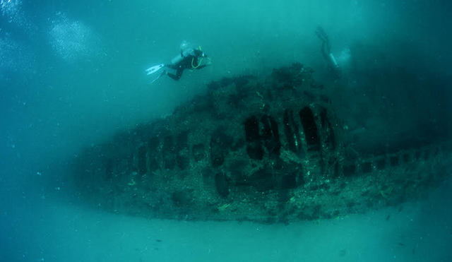 Arqueólogos del INAH registran submarino de la Primera Guerra Mundial, hundido en aguas mexicanas