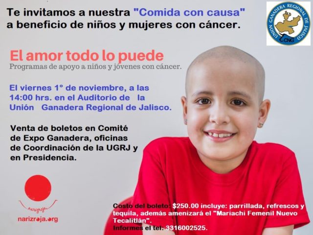 Expo Ganadera Jalisco 2019 invita a ayudar  a niños con  cáncer