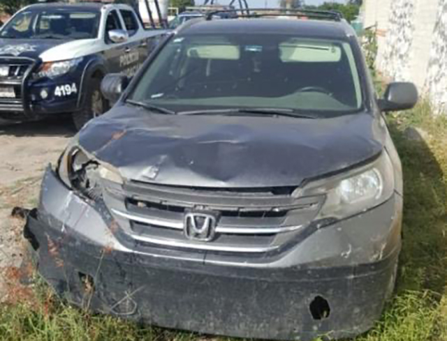 vehículo robado y recuperado en Yurécuaro