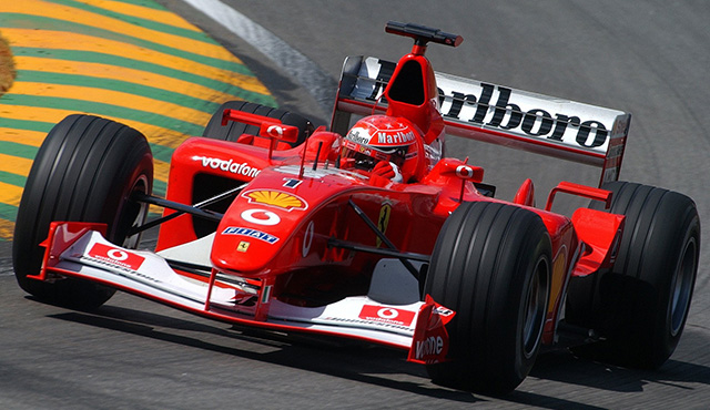 Subastarán legendario Ferrari F2002 de Michael Schumacher