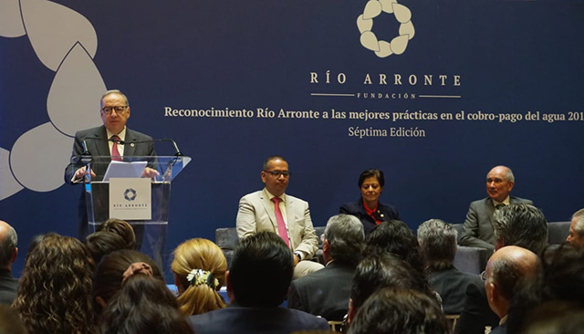 Fundación Gonzalo Río Arronte premia las mejores prácticas  en el cobro-pago del agua en México.