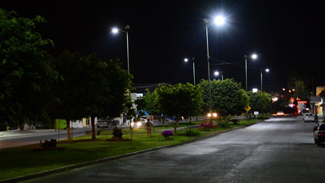 Anuncia Gobierno de La Piedad colocación de luminarias en Ejido Los Moreno