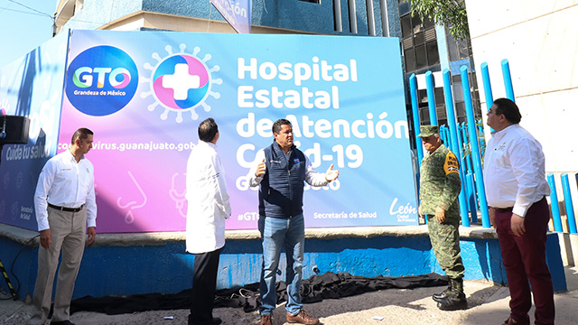Abre en Guanajuato el 1er Hospital Estatal de Atención COVID-19 en México