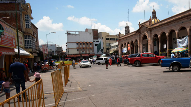Calle Aquiles Serdán reabierta al tránsito vehicular en La Piedad