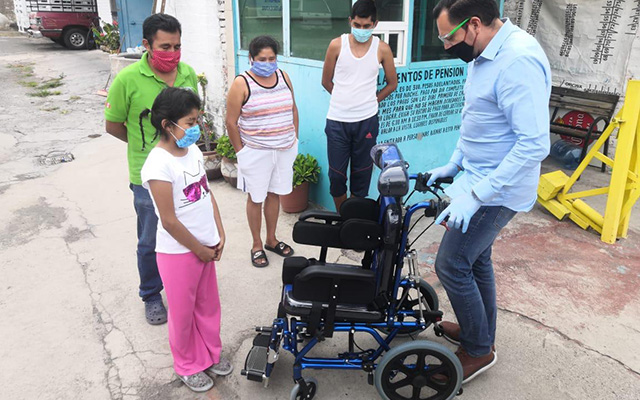 Hugo Anaya silla de ruedas