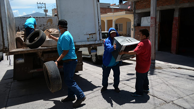 48 toneladas de cacharros son recolectadas en La Piedad