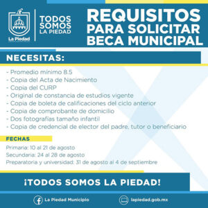 Becas Municipales Requisitos