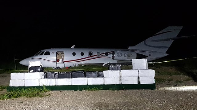 Jet cocaína Chiapas