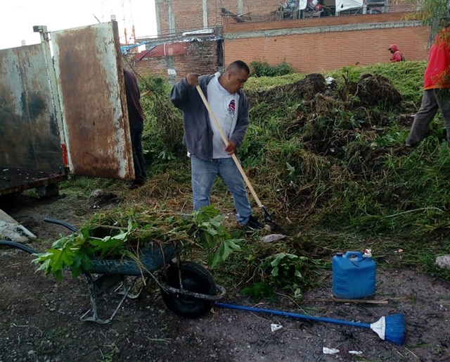 Brigadas limpian El Cuitzillo en La Piedad