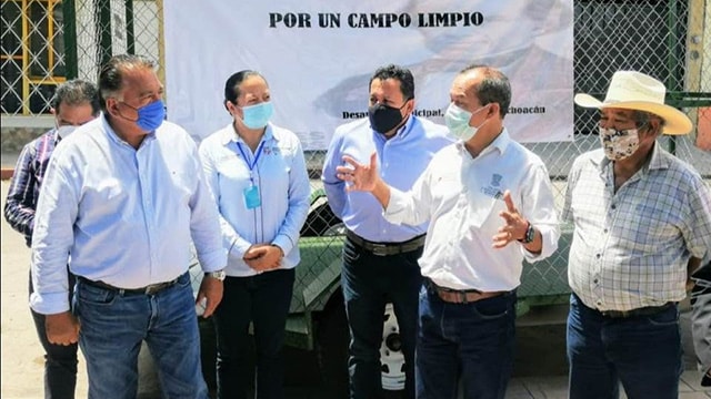 Recolectan mil 574 toneladas de envases de plaguicidas en Michoacán