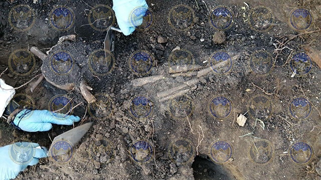 Encuentran entierro prehispánico en Valle de Santiago
