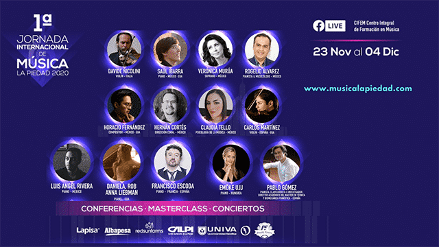 Inician las Jornadas Internacionales de Música La Piedad 2020