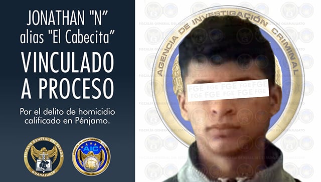 “El Cabecita” ya está vinculado por 2 homicidios en Pénjamo