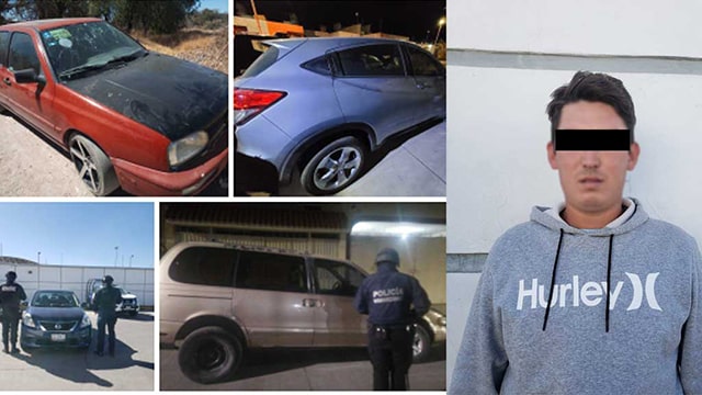 Detenido piedadense en Celaya en auto con reporte de robo