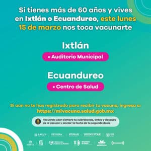 vacunación Ixtlán Ecuandureo