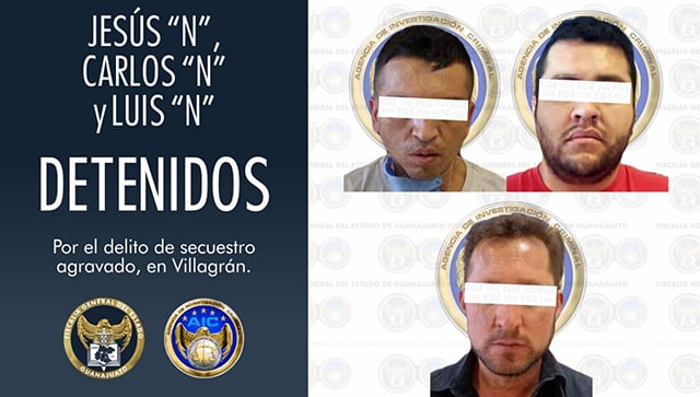 Cartel Santa Rosa de Lima El Triste secuestrador