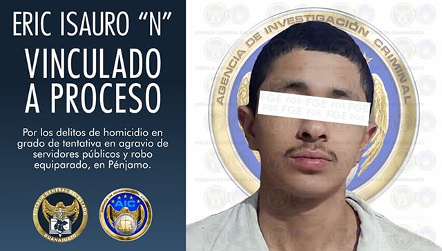 Isauro, detenido y vinculado por ataque a policías de Pénjamo
