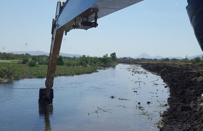 Sader Jalisco sigue con desazolve del Río Santiago