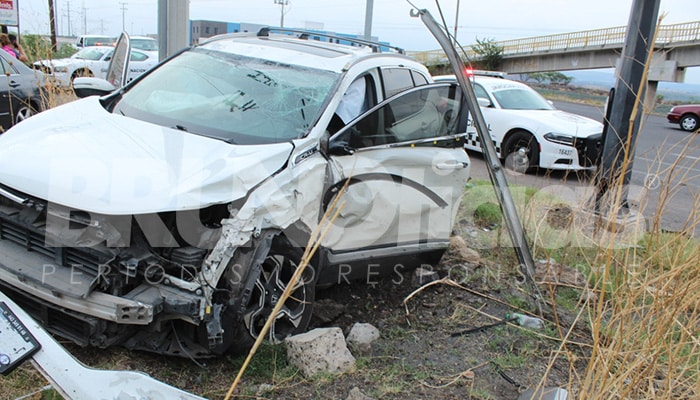 1 lesionado tras choque de Pick up y SUV en carretera La Piedad – Guadalajara