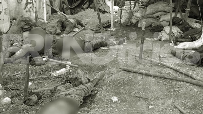 Localizan 8 cuerpos en Cotija; vestían ropa táctica y estaban en un campamento