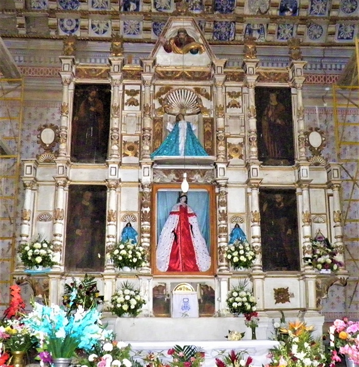Termina etapa 1 de la restauración de retablo en Pátzcuaro, Michoacán
