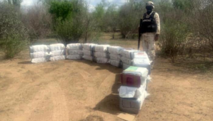 Ejército asegura 487 kilos de metanfetamina en Sonora