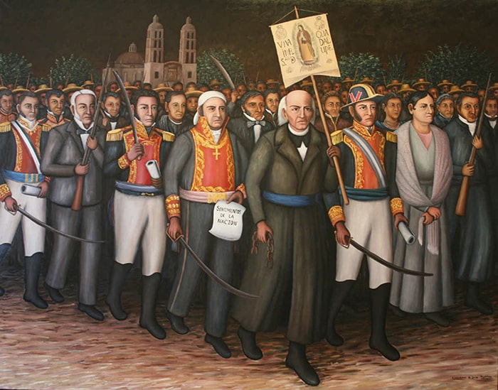 La primer acta de independencia de México se publicó en Texas
