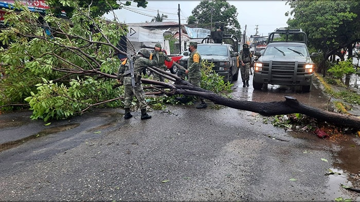 Ejército aplica Plan DN-III-E en Guerrero y Michoacán por huracán Rick