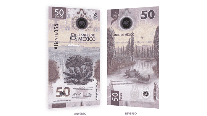 Banco de México lanza nuevo billete de $50 pesos