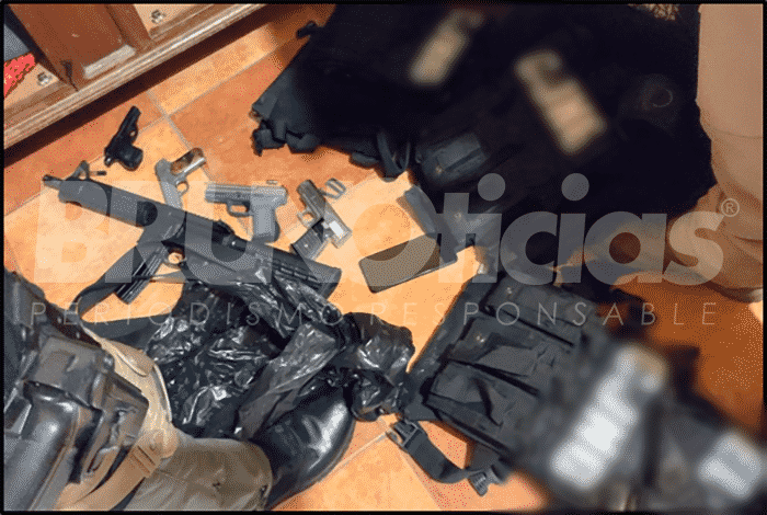 Operativo en 3 inmuebles de Silao deja 13 detenidos; armas, droga y vehículos asegurados