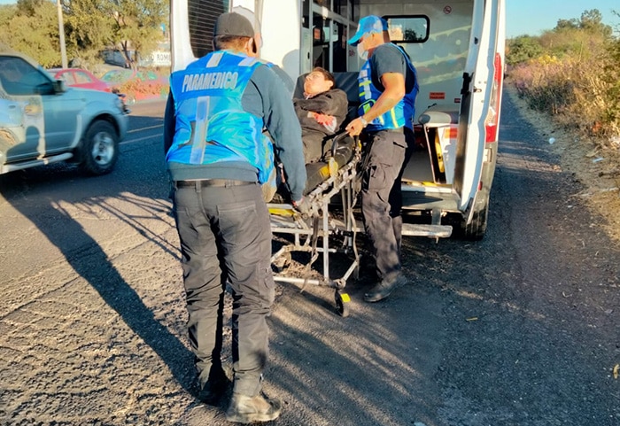 Motociclista lesionado al derrapar cerca de Jaripitiro, Numarán